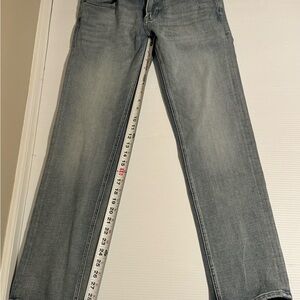 Express Men's Light Gray Slim straight Jeans